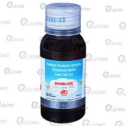 Noblok Strawberry Flavoured Syrup 60ml