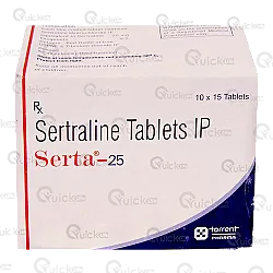 Serta 25 MG Tablet 15