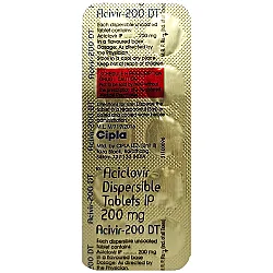 Acivir 200 Dt Tablet 10