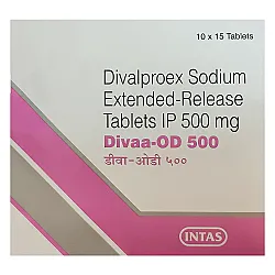 DIVAA OD 500MG TABLET 15