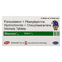 Sinarest New Tablet 15