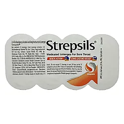 Strepsils Medicated Throat Orange Lozenges 8